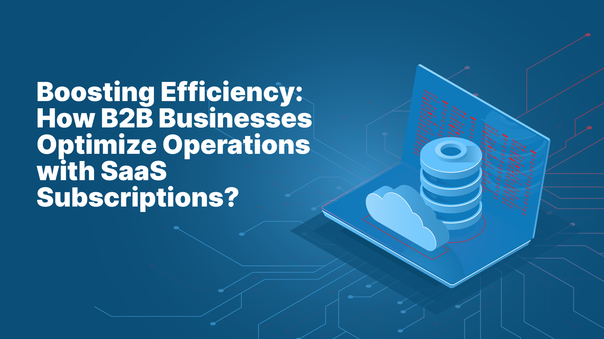 Boosting Efficiency: How B2B Businesses Optimize Operations with SaaS Subscriptions